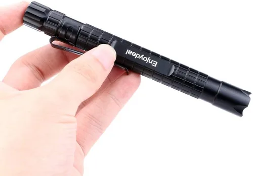 Vista 8 de 5 linternas LED ultra delgadas XP-E R3 1000 lúmenes, linterna de bolsillo impermeable para interiores y exteriores, inspección de trabajo