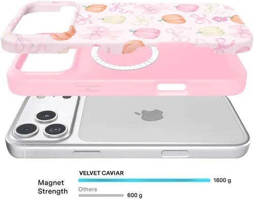 Vista 380 de VELVET CAVIAR Funda para iPhone 15, compatible con MagSafe, probada contra caídas de 10 pies, fundas protectoras de diseño, leopardo color rosa