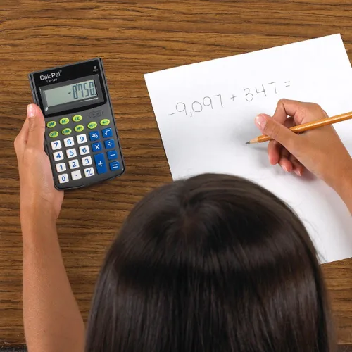 Vista 2 de EAI Education CalcPal EAI-130 - Calculadora básica, juego de 10