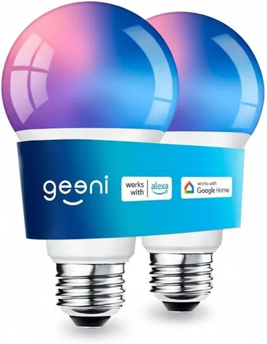 Vista 10 de Geeni Prisma Plus - Bombilla inteligente, 800 LED regulables que cambian de color, blanco sintonizable, funciona con Alexa y Google Home, control