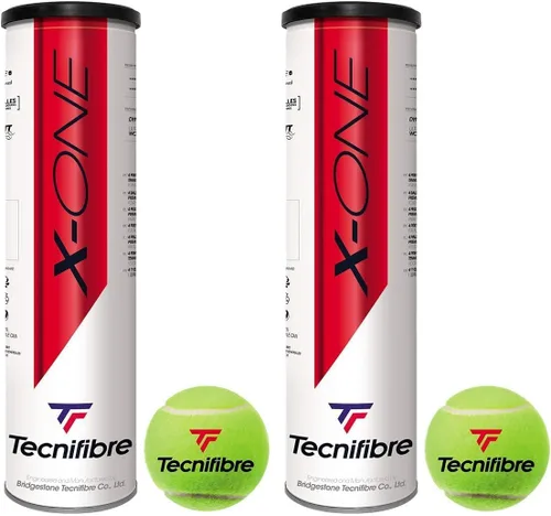 Vista 2 de Tecnifibre X-One - Pelotas de tenis (4 pelotas) Aprobado por ITF FFT FIT