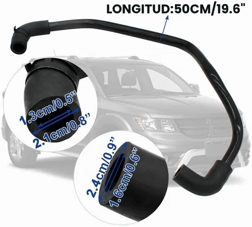 Vista 3 de Manguera de ventilación de cárter PCV de 3.7L compatible con Jeep Commander Grand Cherokee Liberty Dakota Durango Nitro Ram 1500 2007-2012 Reemplaza