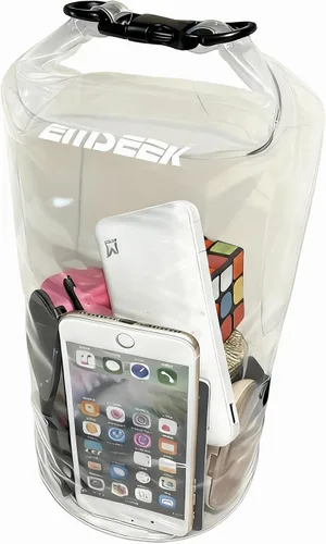 Vista 8 de Bolsa transparente aprobada para estadios, resistente al agua, bolsa cruzada, bolsa transparente seca para conciertos, museo, deportes