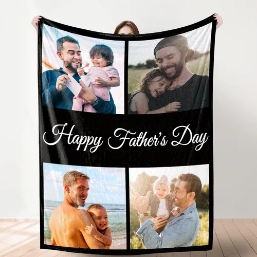 Vista 28 de Manta personalizada con foto, manta personalizada con imagen, regalos personalizados para pareja, mamá, papá, novia, novio, amigo, cumpleaños