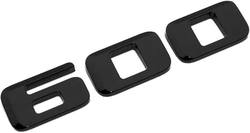 Vista 5 de Paquete de 3 emblemas Escalade 600 600D para puerta trasera elevadora 3D 84787581 23440294 84740919 compatible con Escalade (negro brillante)