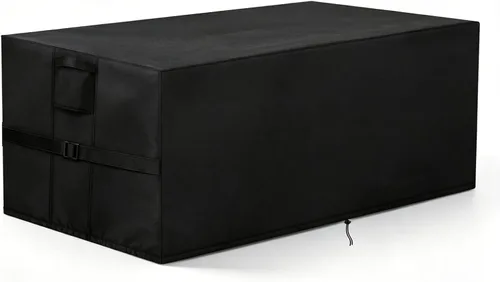 Vista 10 de TheElves Cubierta para hoguera de mesa, 28 x 8 x 8 pulgadas, cubiertas impermeables para hogueras de propano de mesa Heavy Duty Nylon Fabric with
