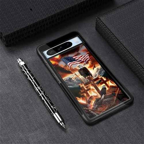 Vista 529 de Compatible con Google Pixel 4A 5G Mobile Case Creative Acrylic Panel trasero Silicona Protección Grip especialmente diseñado para Google Pixel 4A 5G