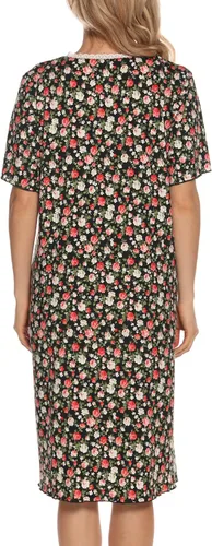 Vista 6 de COSUNIONY Camisones para mujer, de algodón suave, manga corta, para dormir, casual, con bolsillos