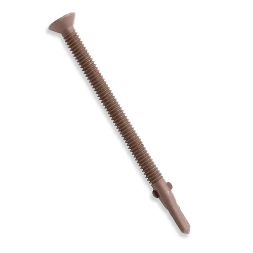 Vista 9 de Tornillos escariadores Tek para madera y metal revestidos en cerámica