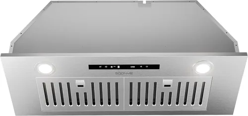 Vista 10 de Campana extractora de 30 pulgadas, campana extractora de 600 CFM, campana para estufa de ventilación de cocina con sensor de gestos de 3