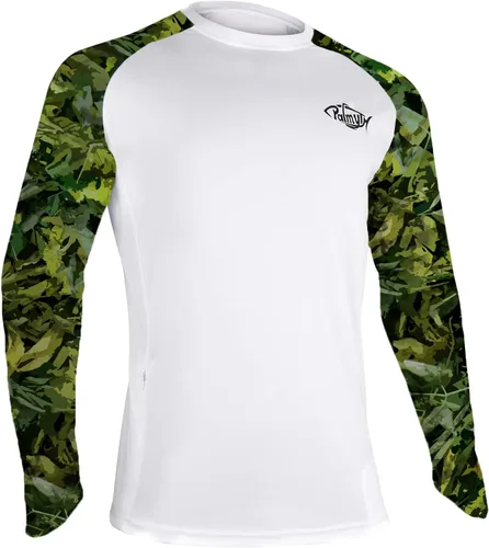 Vista 18 de Palmyth - Camiseta de pesca para hombre, con manga larga, protección solar ultravioleta FPU 50+, con bolsillo