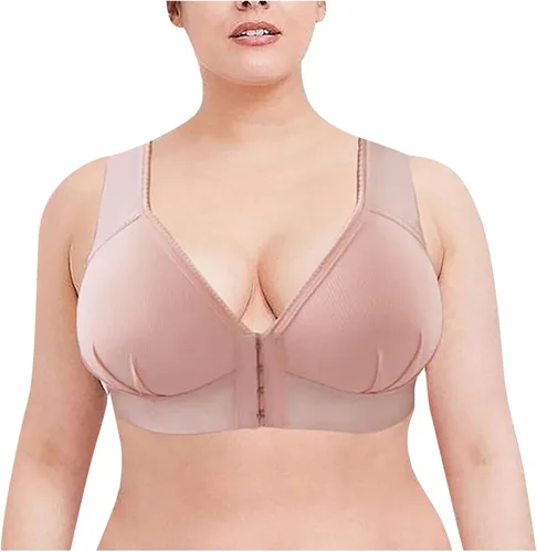 Vista 12 de Brasier sin aros para mujer, brasier sin aros, cómodo brasier sin varillas, ropa interior diaria