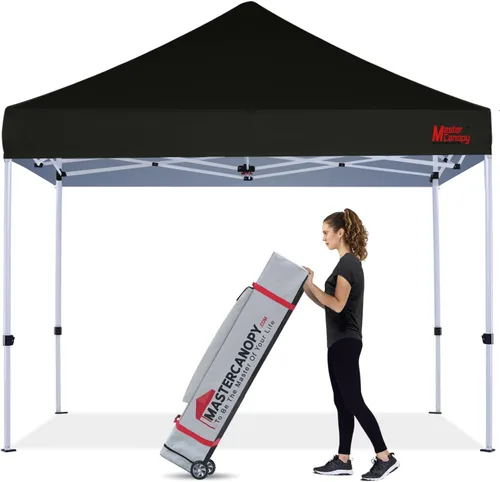 Vista 40 de MASTERCANOPY - Toldo plegable estilo tienda de campaña de 10 x 10 pies, de montura instantánea y para uso comercial, con una bolsa con ruedas