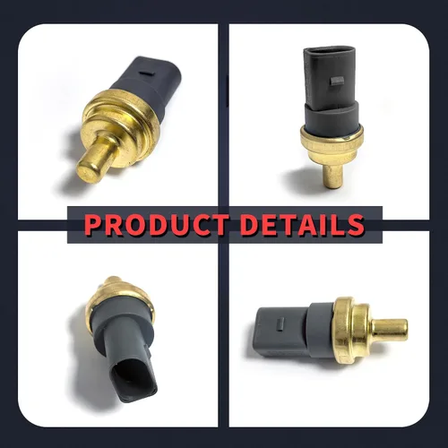 Vista 6 de 06A919501A Sensor de temperatura del refrigerante Sensores de interruptor del motor con 1 abrazaderas compatibles con Audi A3 A4 A6 Q7 S5 S6 TT