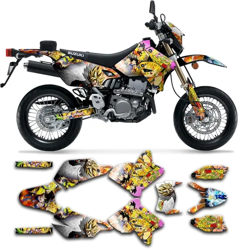 Vista 42 de Kit de calcomanías personalizadas para Suzuki DRZ400 E / DRZ400 Enduro / DRZ400E / DR-Z400E / DRZ400 EN 1999-2024, SZDRSE9919003-KO