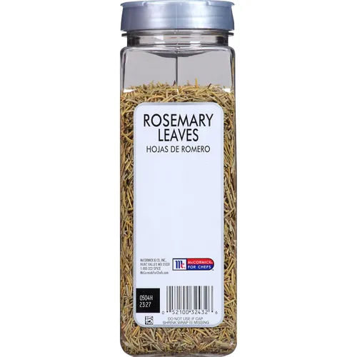 Vista 9 de McCormick Culinary Hojas de romero secas, 6 onzas, un recipiente de 6 onzas de hierbas secas de romero perfecto para condimentar y mezclas