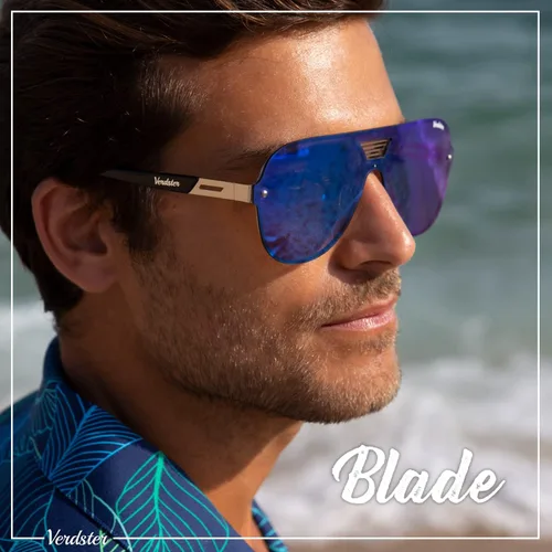 Vista 9 de Blade Mirrored XL Gafas de sol de gran tamaño para hombres - Bold Looks para hombres de moda