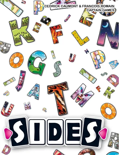 Vista 2 de Juego de mesa Sides - Un desafío de adivinación de palabras de sutileza y cooperación, juego de estrategia para niños y adultos, mayores de 10 años