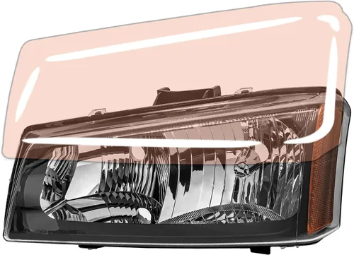 Vista 7 de 2003 2004 2005 2006 Conjunto de faros delanteros Chevy Silverado para 03-06 Chevy Silverado Avalanche 1500/2500/3500 Carcasa cromada Reflector ámbar