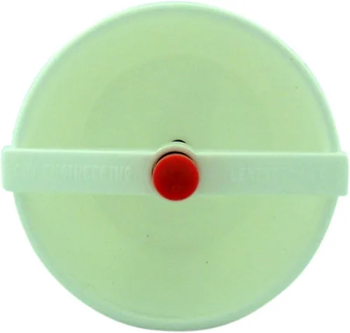 Vista 5 de Pulsador para llenado de tazas de comunión de iglesia con palanca, de plástico, blanco de 5 pulgadas (hasta 25).