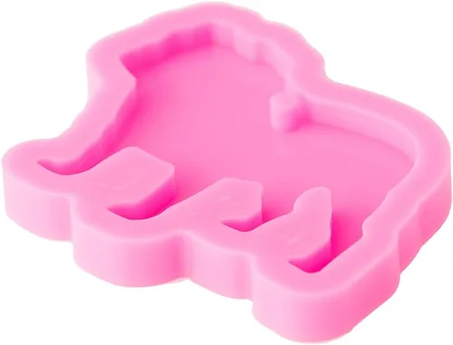 Vista 4 de Angel Wings Molde de silicona con forma de perro de carlino lindo estilo animal resina llavero molde joyería molde epoxi artesanía llavero resina
