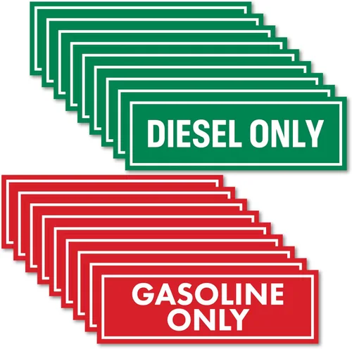 Vista 12 de Sutter Signs 3 calcomanías diésel para tanque de combustible, calcomanías adhesivas resistentes a la intemperie para camiones, tractores, latas