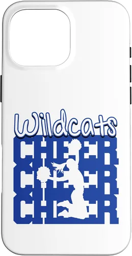 Vista 19 de Wildcats Cheer Back to School Cheerleading Spirit B Case for iPhone 16