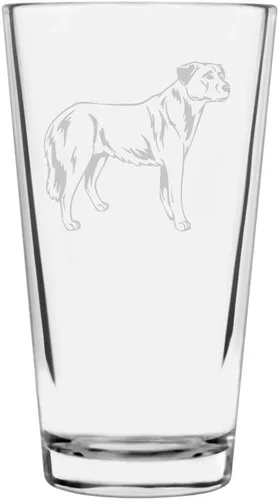 Vista 10 de Podenco Canario - Vaso de pinta de 16 onzas con temática de perro personalizado