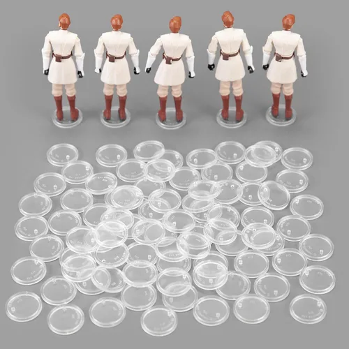 Vista 10 de SIXPOINTS Base redonda transparente de 36 piezas compatible con figuras de acción de películas de 3.75 pulgadas, modelo MODERN G i Joe/Marvel, disco