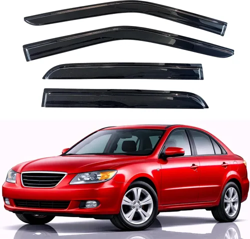 Vista 49 de KPY Protector de lluvia compatible con Toyota RAV4 1996-2000 (4 puertas), 4PC Visera de ventana Deflectores de ventilación de ventana lateral