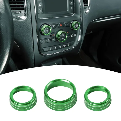 Vista 15 de para Challenger Cubierta de Mando de AC/Radio para Dodge Charger 2011+/Challenger 2015+/RAM 2012-2017/Durango 2016-2022/Chrysler 300C 2011+ Negro
