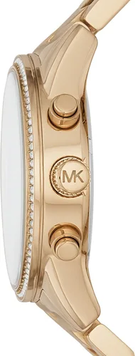 Vista 2 de Reloj Ritz de acero inoxidable para mujer de Michael Kors con cristal Topring