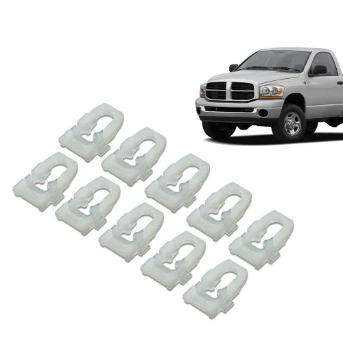 Vista 2 de CHEDA Clips de moldura de cinturón para guardabarros laterales compatibles con Dodge Ram 1977-1990, 10