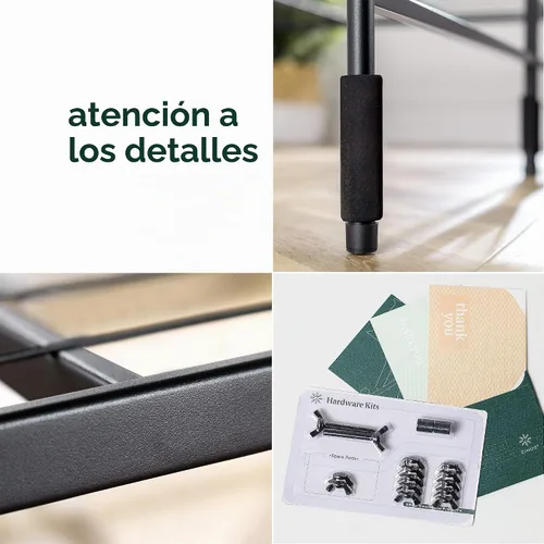 Vista 7 de Zinus SmartBase - Base para colchón de montaje sin herramientas, marco de cama de plataforma de metal de 14 pulgadas, no necesita somier, marco