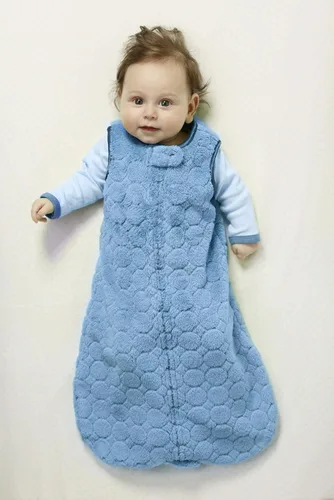 Vista 10 de SwaddleDesigns Saco de dormir de microfibra con cremallera de 2 vías, Puppytooth, negro, 0-6 meses