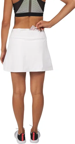 Vista 3 de Nautica Faldas de tenis de golf para mujer, falda deportiva deportiva, para entrenamiento, correr, gimnasio, deporte, informal, con bolsillo