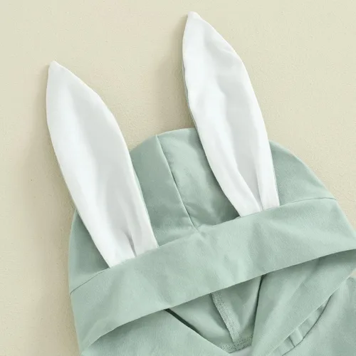 Vista 5 de Amnnchya Traje del día de San Patricio, sudadera de la suerte para bebé, niña y niño, mameluco de trébol, mameluco para recién nacido, para primavera