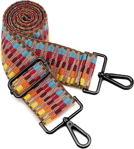 Vista 152 de ZOOEASS Hebillas de níquel Correa ancha para el hombro ajustable de repuesto para cinturón de pistola, hebilla de guitarra estilo bandolera