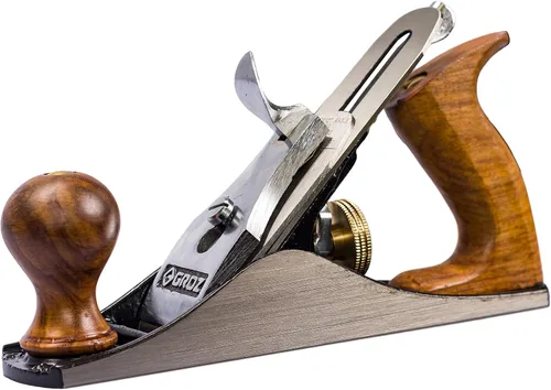 Vista 8 de Groz 39700 SP/3 - Plano alisador n.º 3 con cortador de 1.772 in, longitud de 9-1/2 pulgadas, cepilladora manual ajustable con base de hierro fundido