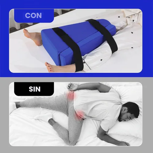 Vista 4 de ROYALAY Kit de reemplazo de cadera ajustable después de la cirugía, kit de cadera para personas mayores con correa ajustable, almohada de reemplazo