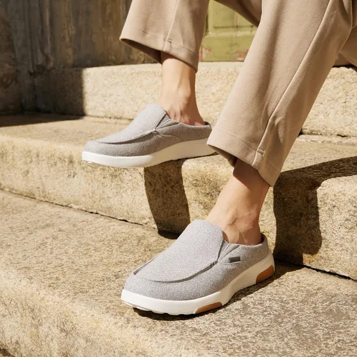 Vista 7 de OrthoComfoot Mocasines ortopédicos sin cordones para hombre zapatos para caminar con soporte del arco pantuflas casuales para fascitis plantar