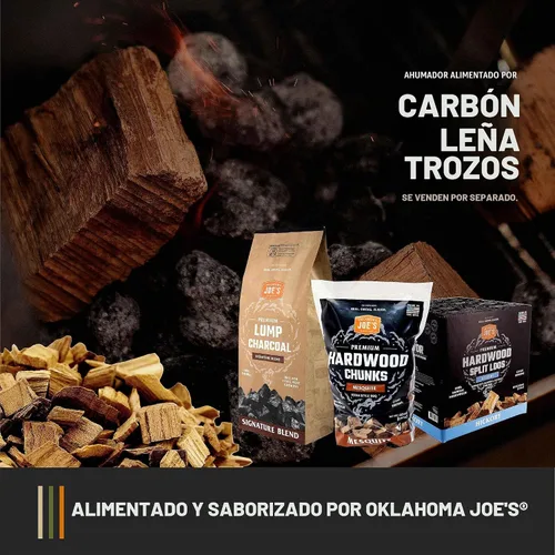 Vista 10 de Ahumador de circulación inversa Oklahoma Joe 's Longhornr