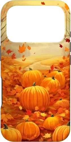 Vista 30 de Autumn Falling Leaves Pumpkin Spice Harvest Happy Autumn Case for iPhone 17