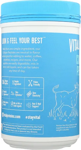 Vista 3 de Vital Proteins Polvo de proteína de péptido de colágeno, 10 onzas