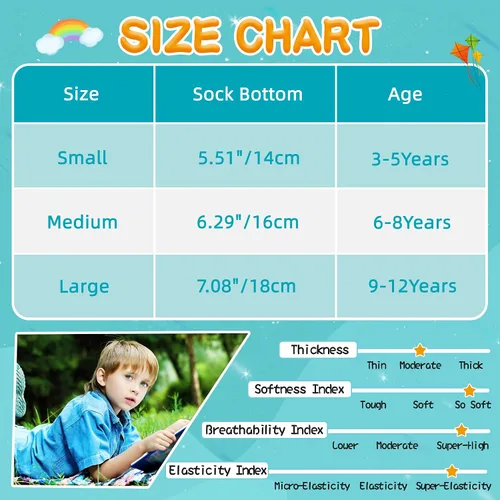 Vista 5 de Eyean Calcetines tobilleros de algodón para niños, diseño de animales, suaves, antideslizantes, para niños y niñas, calcetines invisibles, 6 pares