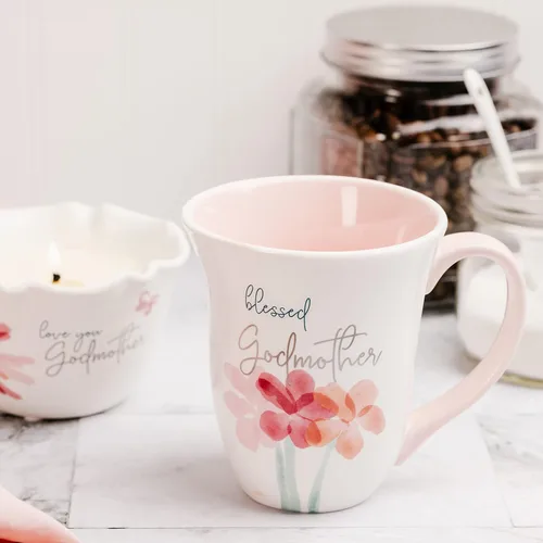 Vista 8 de Pavilion - Taza de café grande de 16 onzas, diseño de flores en acuarela