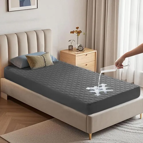 Vista 10 de BEDLORE Protector de colchón impermeable, sin ruido, tamaño individual, con bolsillo profundo ajustado de hasta 6 a 15 pulgadas, suave