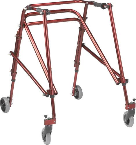Vista 16 de Inspired by Drive Nimbo 2G Mobility Aid Andador Posterior Ligero, Extra Pequeño, Rojo Castillo El andador posterior pediátrico ofrece un soporte