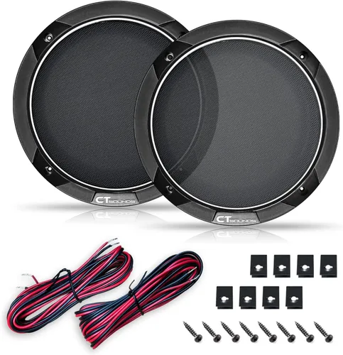 Vista 6 de CT Sounds Meso - Altavoces coaxiales para automóvil de 6.5 pulgadas, 300 W, 2 vías