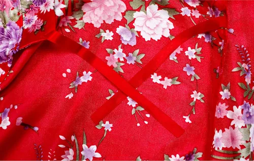 Vista 5 de IKALI Disfraz tradicional japonés de Yukata para niñas, disfraz de cosplay